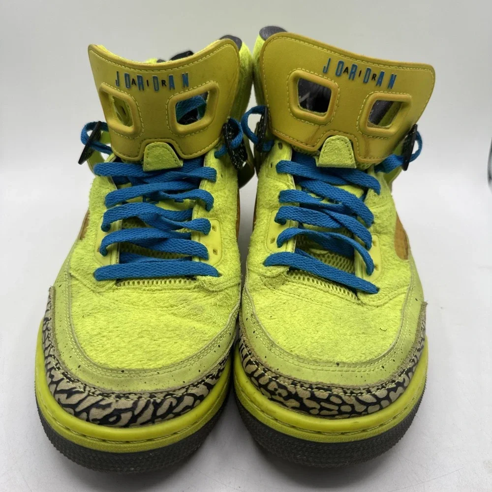 Size 10.5 - Air Jordan Spizike‎ 'BHM' (Neon) 579593-712